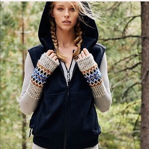 NWT! Free People Higher Ground Fleece Hopdie Vest